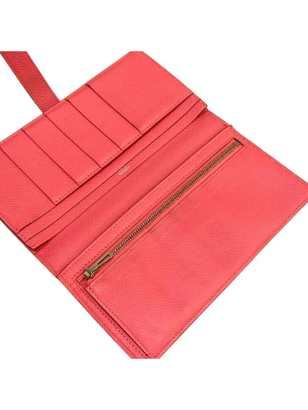 Hermes Bearn Souffle Pink Veau Epsom C #278615H13B
